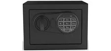 Pen + Gear Small Digital Safe with Electronic Lock and Backup Key in Black Model