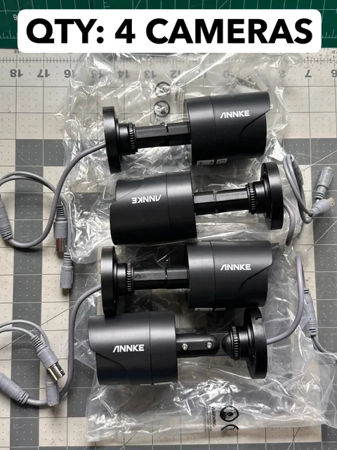 4-PACK LOT ANNKE C51BH HD 1080P 4-IN-1 CCTV BULLET SECURITY CAMERA Surveillance