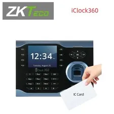 ZKTeco iClock360 TCP/IP Fingerprint Time Clock Attendance Terminal IC Card
