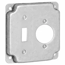 Airmont Products Toggle and Single Toggle/Single Receptacle, Silver