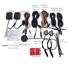 Car Bsd Blind Spot Detection System Universal 24Ghz Millimeter Wave Radar 20M Ch