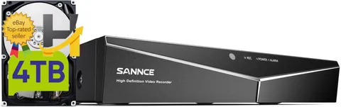 16CH DVR 4TB HDD 5-in-1 Hybrid Security Recorder TVI AHD CVI CVBS IP 1080p