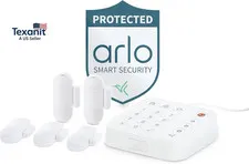 Home Security System - Alarm System with Wired Keypad Sensor Hub, 5 8-In-1 Senso