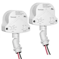 2 Pack 240-Degree Replacement Motion Detector, Adjustable Delay Time & Detect...