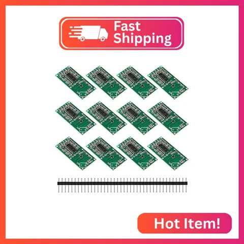DWEII 12PCS RCWL-0516 Motion Detection Sensor, Microwave Radar Sensor, Switch Mo