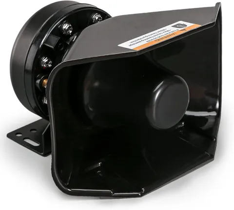 BooYu 200W High-Performance PA Siren Horn Speaker [180 Degree Design] [8... 