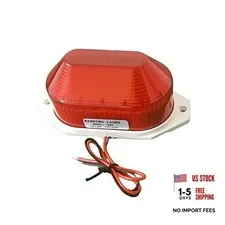 AC110V 120V Strobe Siren Industrial Warning Light and Sound Emergency Panic