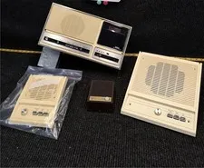 Vintage NuTone Music Intercom System Master + Speakers NOS Door Unit Lot