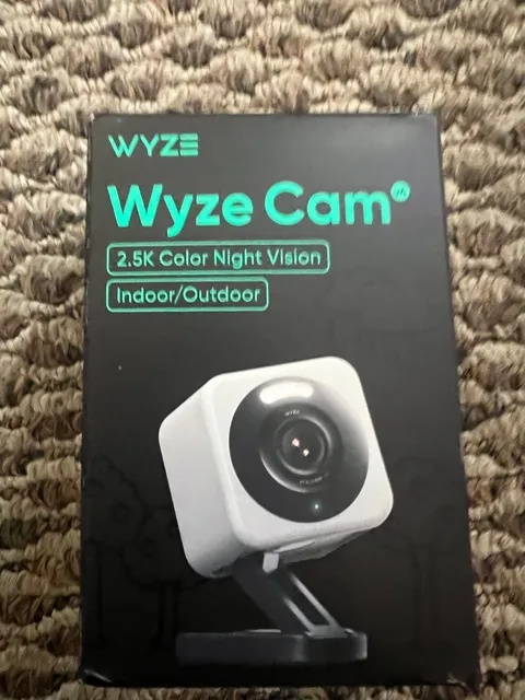 Wyze Cam v4 - 2.5K HD Indoor/Outdoor WiFi Smart Security Camera