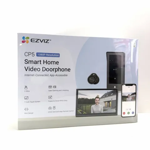 EZVIZ CP5 1080P 7” Touch Screen RFID Smart WiFi Video Intercom New Sealed