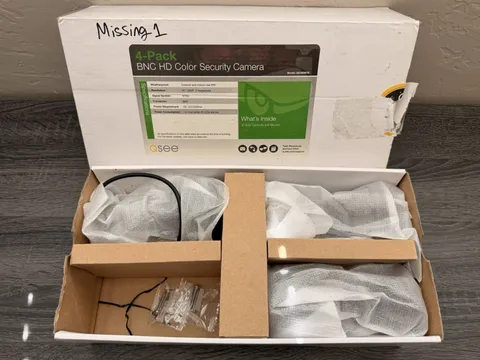 3 NEW Q-See QCA8091B HD 1080p Bullet Camera w/  Night Vision, 114° Field of View