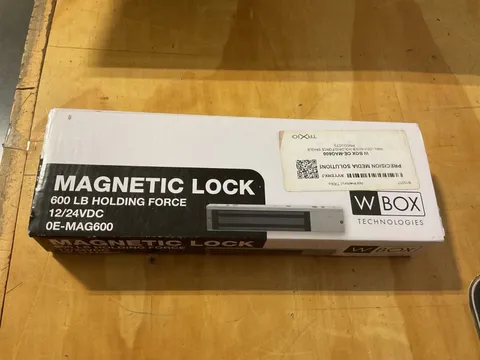 W box Technologies 600Lb Force Magnetic Lock