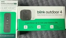 Blink Outdoor 4 Wireless Camera Security System & Blink Video Doorbell BUNDLE