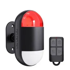 Wireless Motion Sensor Alarm Indoor:Battery Operated Detector with Siren