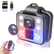 Mini Body Camera with Audio & Video Recording - 1080P Mini Small Portable Spo...