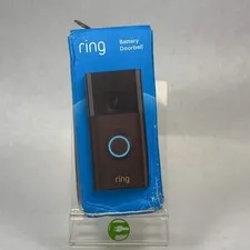 New Ring Battery Doorbell Smart Doorbell B0BZWRLRLK Unclaimed Damaged Box