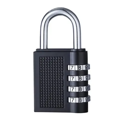 4-Digit Zinc Alloy Combination Lock – Weatherproof Padlock for Gym & Door.