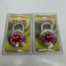 Set Of 2-The Club | Security Series | Padlock | School Mates | UTL855D