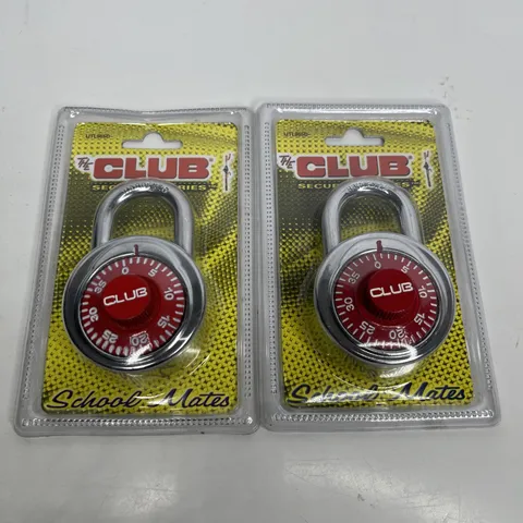 Set Of 2-The Club | Security Series | Padlock | School Mates | UTL855D
