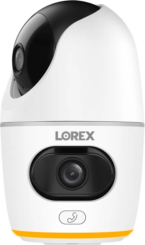 Lorex Connect 2K Dual-Lens Indoor Pan-Tilt Wi-Fi Camera