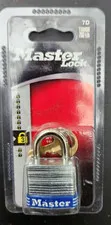 (2 Pk) Master Lock 7D 1-1/8 In. (29mm) Wide Laminated Steel Pin Tumbler Padlock