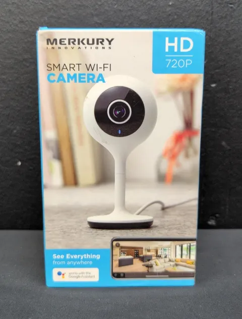 Merkury Innovations Night Vision 720p Smart Security Wifi Camera MI-CW007-199W