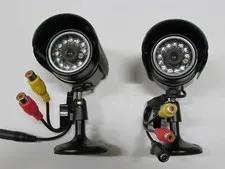 Wired  Cameras with Cables and Power Supply