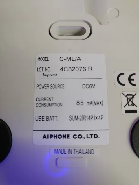 Aiphone C-ML/A Audio Master Intercom Station 