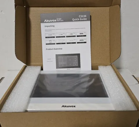 AKUVOX C313S Monitor for SIP Intercom POE Two-Way Audio (BRACKET INCLUDED) - New
