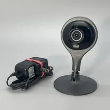 Google Nest Cam Indoor Security Wi-Fi Camera 1st Gen A0005 + power cord