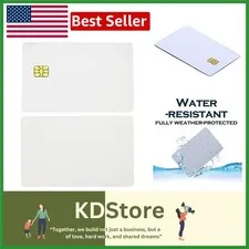 10-Pack Secure SLE 4442 Contact Smart Chip PVC Cards for Hotel & Access Control