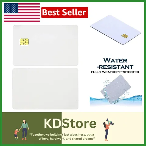 10-Pack Secure SLE 4442 Contact Smart Chip PVC Cards for Hotel & Access Control