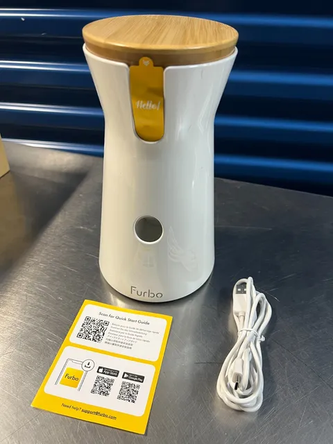 Furbo 360° Dog Camera Rotating Pet Treat Dispenser w/ 2-Way Speaker