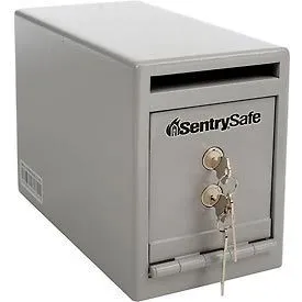 SentrySafe Under Counter Drop Slot Safe UC-025K - 6""W x 12-5/16""D x 8-1/2""H