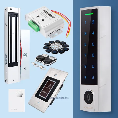 HOMSECUR Weatherproof WIFI RFID Access Control Set Lock APP Unlock