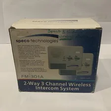 Speco Technologies FM-301A 2-Way 3-Channel Wireless Intercom