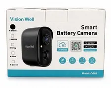 Vision Well CG6S Wireless Wi-Fi IP/Network Battery Surveillance Camera Black