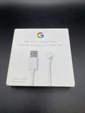 Google Nest Cam Charge Cable - Replacement Cable for Nest Cam (Battery) - Snow