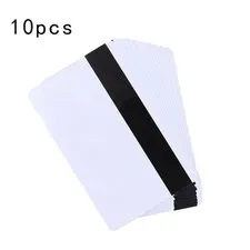 10pc White Blank Cards with 2750 OE Hico Stripe Double Sided Printable