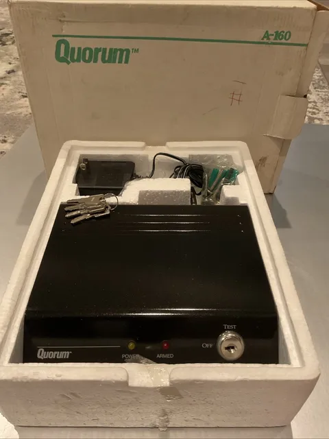 Quorum A-160 Security Monitor Alarm System NIB