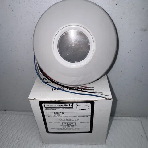 SENSOR SWITCH CM-PC CEILING MT. PHOTOCELL SENSOR 12V-24V OCCUPANCY SENSOR; WHITE