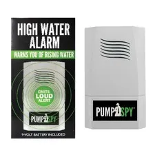 100dB High Water Leak Detector Alarm 6 Foot Sensor Extension 9V Battery