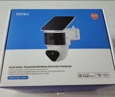 AOSU SolarCam T2 Pro Dual Solar Wireless Security Camera 3K Google Home Alexa