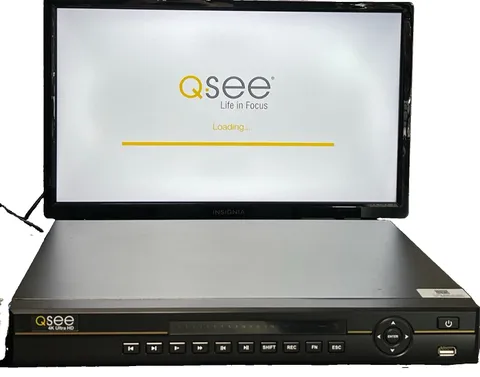 Q-See 8 CHANNEL 4K IP NETWORK VIDEO RECORDER QCK81 FOR PARTS/Power Tested Only