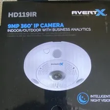 AvertX HD119IR 9MP 360° IP Indoor/Outdoor Night Vision Camera
