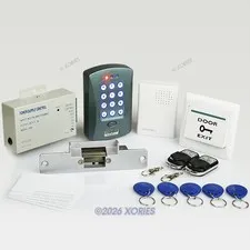 DIY Full Complete RFID Door Access Control Kit Set With Electric Strike Lock NEW
