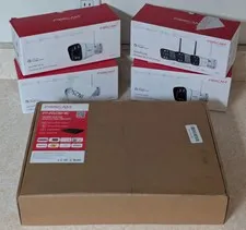 FOSCAM POE NVR FN9108HE 8 Channels BRAND NEW Includes 4 New SPC Cameras 3K 5MP