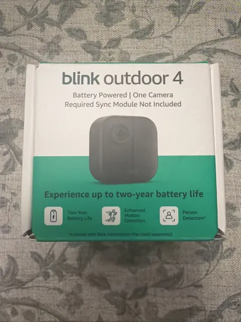 2023 Blink-Outdoor 4 (4th Gen) Add-On Wireless Security Cam - Black (B0B1N7LJD3)
