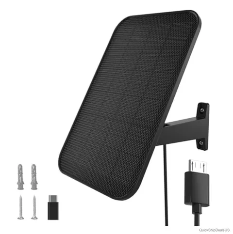 3.2W Solar Panel for Security Camera Compatible with Arlo Pro/Pro 2, Waterpro...