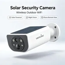Wansview 2K Outdoor Solar Security Camera Wireless WiFi Color Night Vision